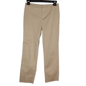 Lauren Ralph Lauren Camel Split Hem Ankle Pants Women's Size 6